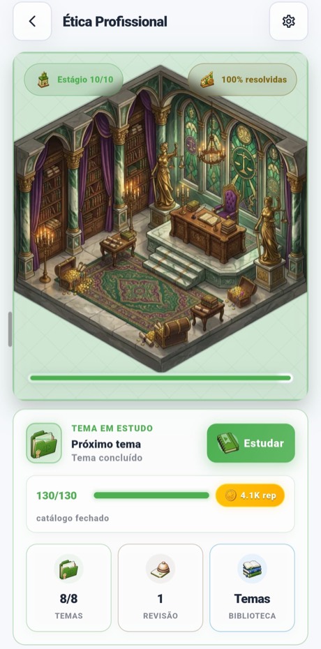 Escritório de Ética Profissional no estágio 10